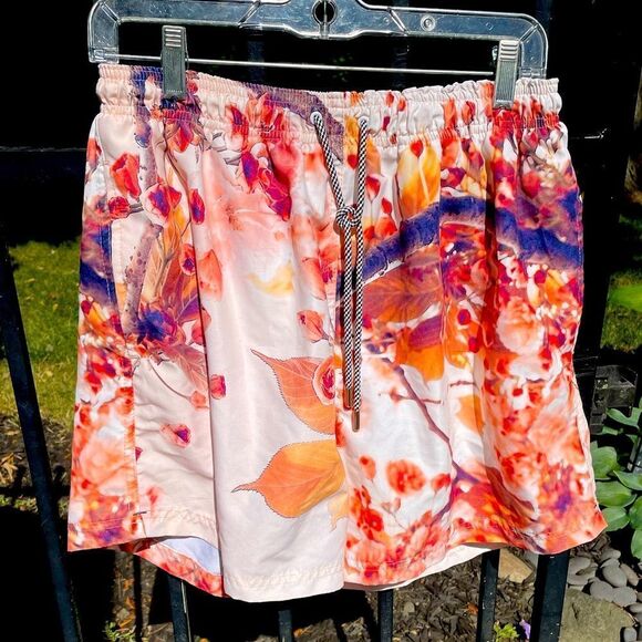 AMS AMSTERDAM Other - AMS AMSTERDAM swim trunks in peach floral